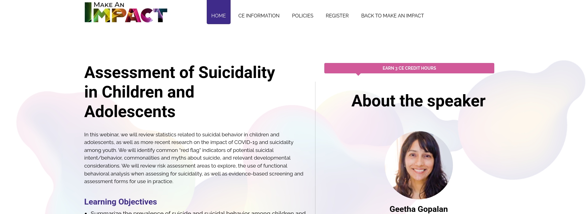 Assessment of Suicidality in Children and Adolescents