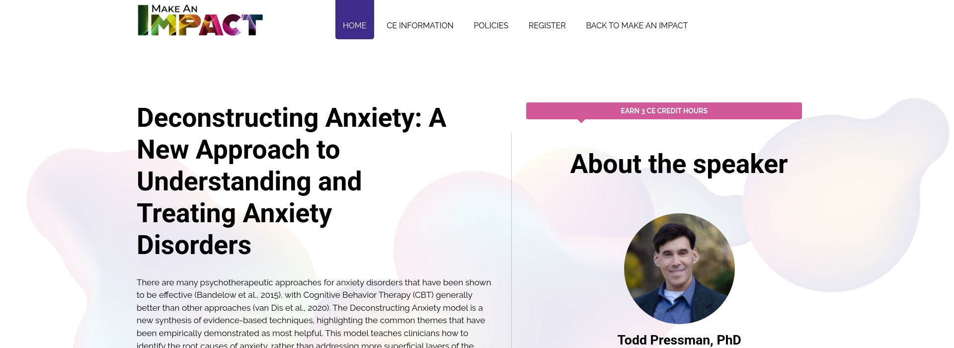 Deconstructing Anxiety: A New Approach to Understanding and Treating ...