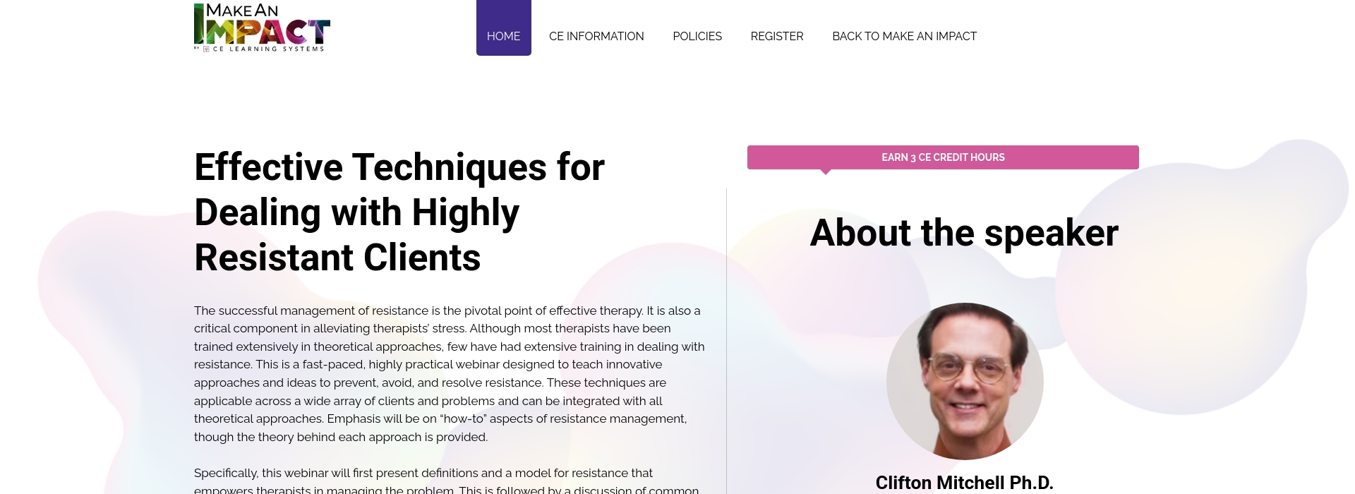 Effective Techniques for Dealing with Highly Resistant Clients