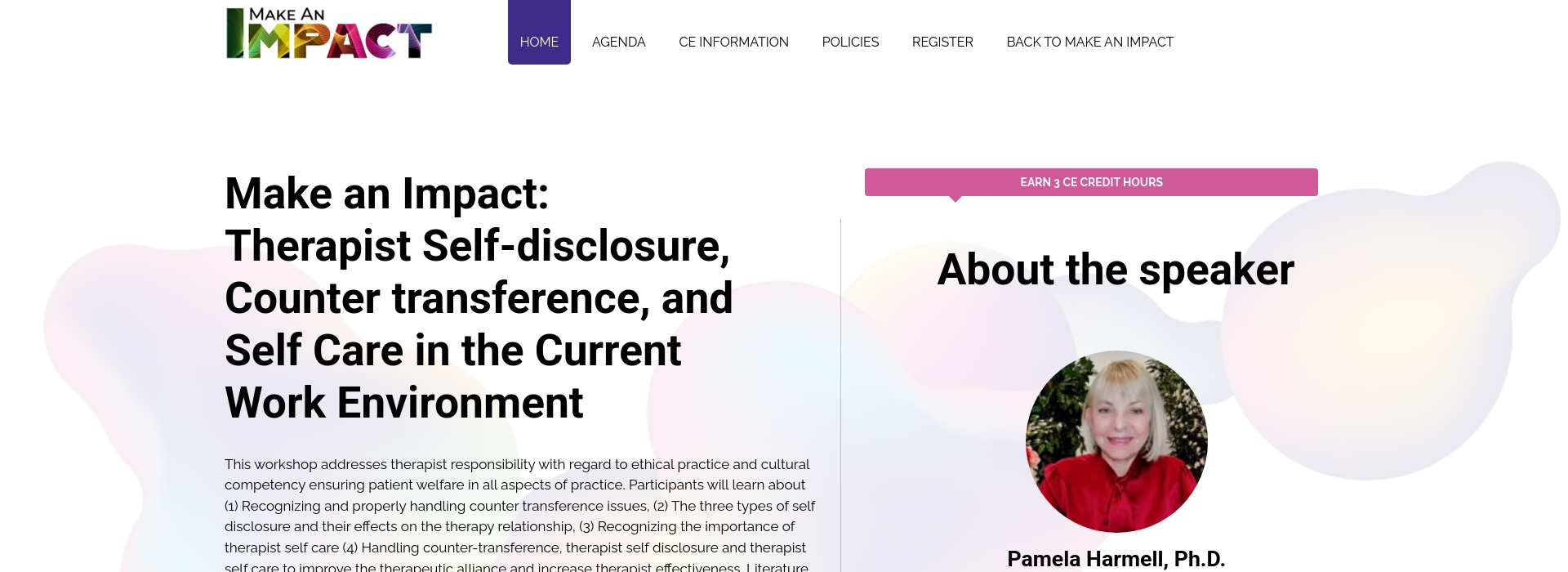 Make an Impact: Therapist Self-disclosure, Counter transference, and ...