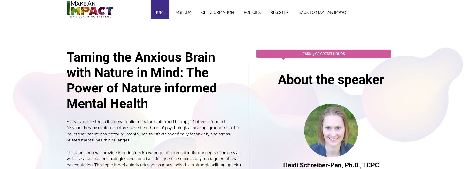 Taming the Anxious Brain with Nature in Mind: The Power of Nature ...